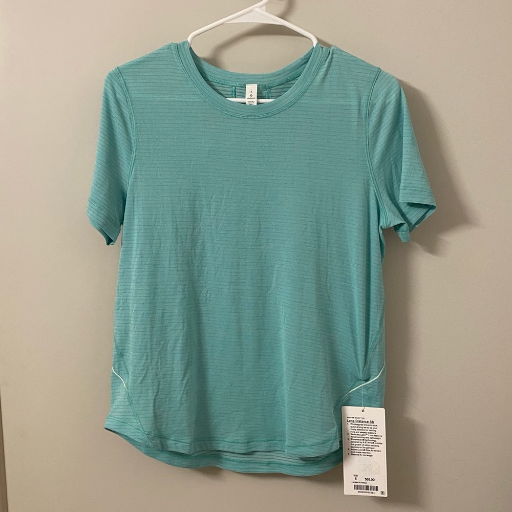 BNWT Lululemon Long Distance SS Size 6